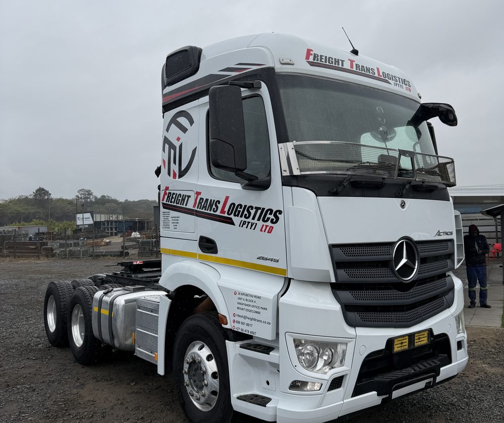 A Freight Trans Logistics Mercedes-Benz Actros 2645 truck tractor